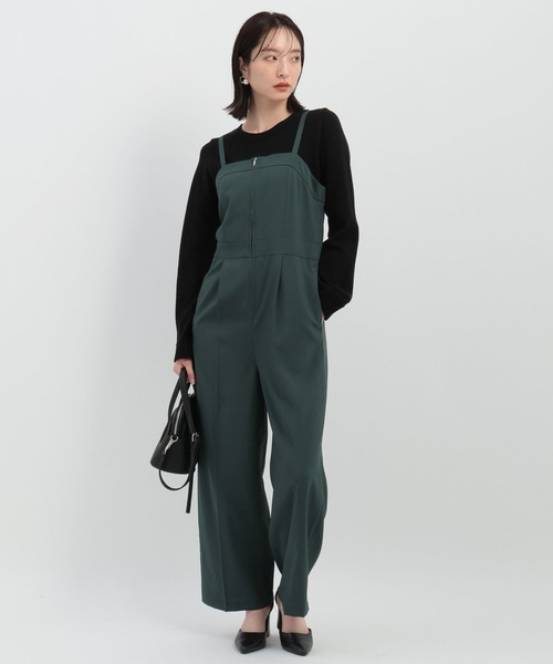 Andemiu（アンデミュウ）の「【LサイズWEB限定】アソートベアオールインワン146630（つなぎ/オールインワン・レディース・ブラック/グリーン/チェック・SMALL/MEDIUM/LARGE）」の11枚目の写真