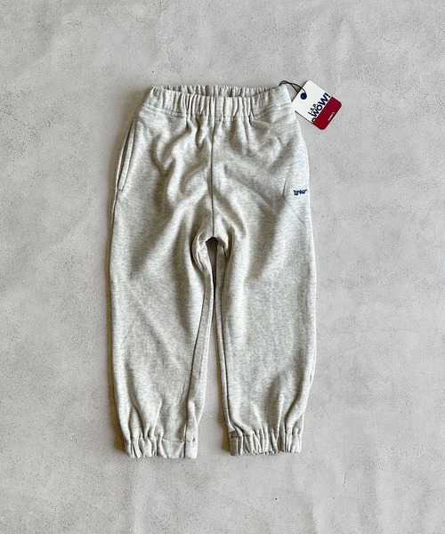LSP WOW（エルエスピーワオ）の「【LSP WOW!】裏毛BIGスウェットパンツ（スウェットパンツ・キッズ・ライトピンク/オフホワイト/ブラック/杢グレー/ライトグリーン・80/90/100/110/120/130）」の2枚目の写真