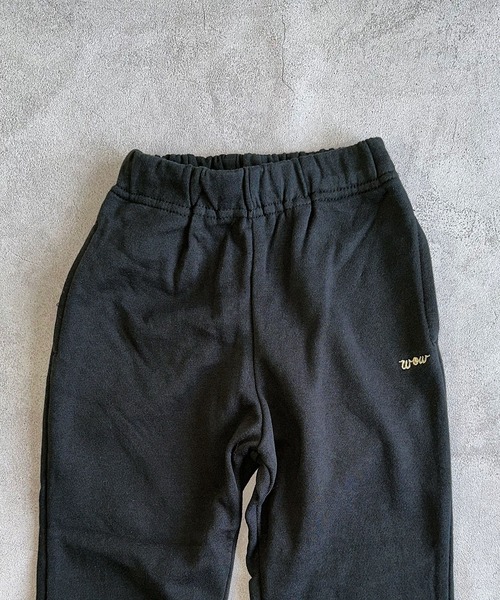 LSP WOW（エルエスピーワオ）の「【LSP WOW!】裏毛BIGスウェットパンツ（スウェットパンツ・キッズ・ライトピンク/オフホワイト/ブラック/杢グレー/ライトグリーン・80/90/100/110/120/130）」の16枚目の写真