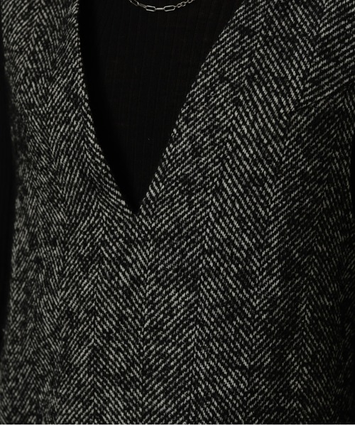 CADUNE（カデュネ）の「ミニジャンスカ（ワンピース・レディース・ブラックミックス/ライトグレー・36/38）」の12枚目の写真