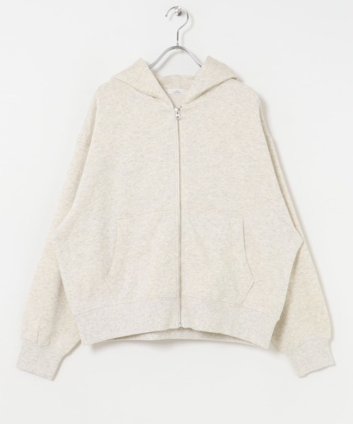 ITEMS URBANRESEARCH（アイテムズ アーバンリサーチ）の「裏起毛ジップパーカー（パーカー・レディース・グレー/ホワイト系その他・FREE）」の10枚目の写真