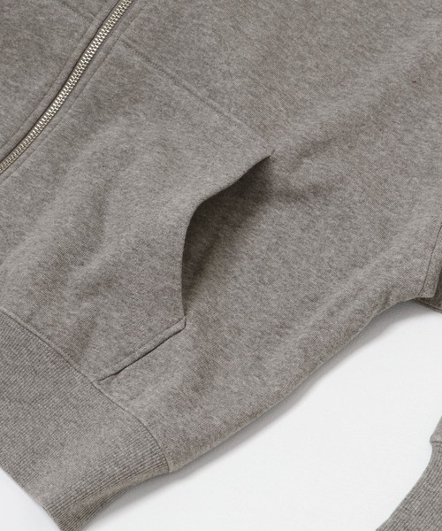 ITEMS URBANRESEARCH（アイテムズ アーバンリサーチ）の「裏起毛ジップパーカー（パーカー・レディース・グレー/ホワイト系その他・FREE）」の12枚目の写真