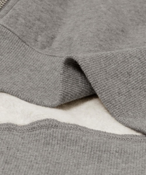 ITEMS URBANRESEARCH（アイテムズ アーバンリサーチ）の「裏起毛ジップパーカー（パーカー・レディース・グレー/ホワイト系その他・FREE）」の14枚目の写真