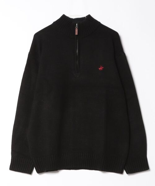 BEVERLY HILLS POLO CLUB（ビバリーヒルズポロクラブ）の「BEVERLY HILLS POLO CLUB / ハーフZIPニットPO / 4422-5751（ニット/セーター・レディース・ブラック/ワイン/ブルー系その他/ブラック系その他/モカ/アイボリー・X-LARGE）」の15枚目の写真