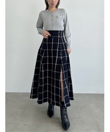 【新品タグ付】スナイデル バリエロングスカート WEB限定サイズ 2 SNIDEL（スナイデル）の「【WEB限定サイズあり】バリエロング