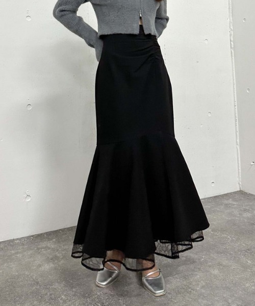 アリスアウアア　裾レースマーメイドスカート 1.jpg
