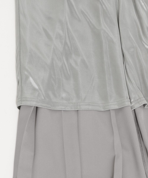 mysty woman（ミスティウーマン）の「プリーツハイウエストパンツ 246351（その他パンツ・レディース・ブラック/アイボリー/グレー・FREE）」の20枚目の写真