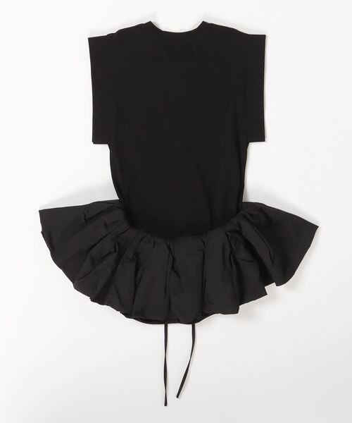 HAENGNAE(ヘンネ)の「OMOCHI PEPLUM T-SHIRT(Tシャツ/カットソー・レディース・ベージュ/ホワイト/ブラック・ONE SIZE)」の5枚目の写真