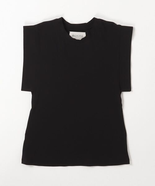 HAENGNAE(ヘンネ)の「OMOCHI PEPLUM T-SHIRT(Tシャツ/カットソー・レディース・ベージュ/ホワイト/ブラック・ONE SIZE)」の4枚目の写真