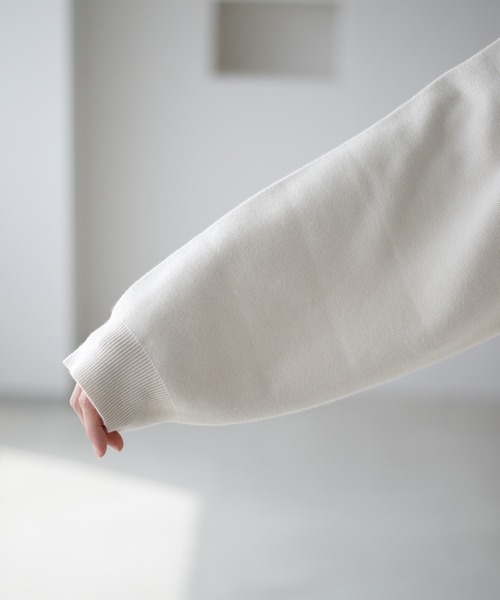 epnok（エプノック）の「タートルネックルーズリブニット（ニット/セーター・メンズ・オフホワイト/チャコールグレー/ブラック/レッド/ダークグレー/グレイッシュベージュ/ダークブラウン・MEDIUM/SMALL/LARGE）」の16枚目の写真