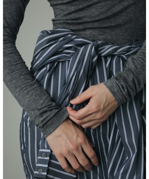 anuke（アンヌーク）の「Soft Raglan Turtle（Tシャツ/カットソー・レディース・チャコールグレー/ブラック/アイボリー・FREE）」の13枚目の写真