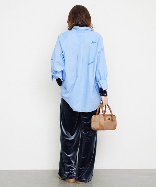 SLOBE IENA（スローブイエナ）の「ベロアDRAWSTRINGパンツ