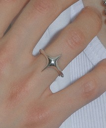 whoseA（フーシー）の「【silver925】4pointed starRing/ 四芒星リング（リング）」