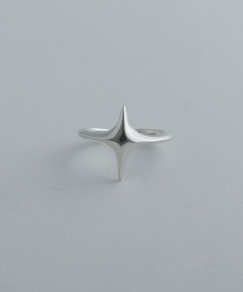 silver925】4pointed starRing/ 四芒星リング（リング）｜whoseA
