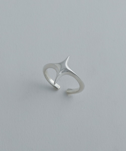 silver925】4pointed starRing/ 四芒星リング（リング）｜whoseA