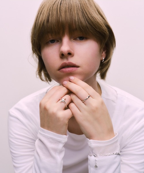 whoseA(フーシー)の「【silver925】4pointed starRing/ 四芒星リング(リング・レディース・シルバー・15号/11号)」の18枚目の写真