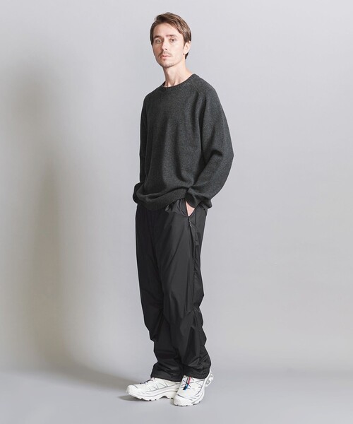 BEAUTY&YOUTH UNITED ARROWS(ビューティーアンドユースユナイテッドアローズ)の「スーパージーロン ウール クルーネック ニット(ニット/セーター・メンズ・クリーム/その他1/ライトグレー/ダークグレー・M/L/S/XL)」の14枚目の写真