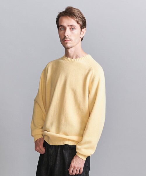 BEAUTY&YOUTH UNITED ARROWS(ビューティーアンドユースユナイテッドアローズ)の「スーパージーロン ウール クルーネック ニット(ニット/セーター・メンズ・クリーム/その他1/ライトグレー/ダークグレー・M/L/S/XL)」の17枚目の写真