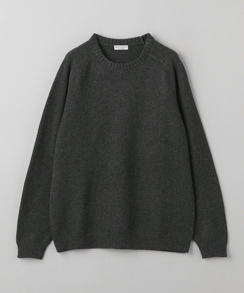 BEAUTY&YOUTH UNITED ARROWS(ビューティーアンドユースユナイテッドアローズ)の「スーパージーロン ウール クルーネック ニット(ニット/セーター・メンズ・クリーム/その他1/ライトグレー/ダークグレー・M/L/S/XL)」の9枚目の写真