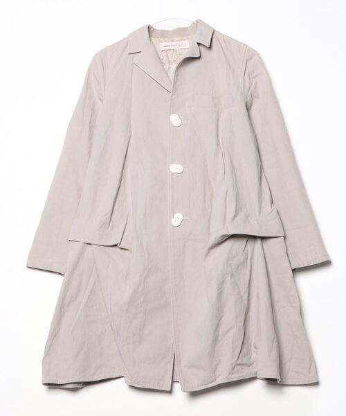 mint designs コート mintdesigns / SHORT TRENCH Black | ミント