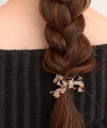 TONE SELECT GOODS(トーンセレクトグッズ)の【float】リボン モチーフ アシンメトリー デザイン ヘアゴム【6色展開】(ヘアゴム)