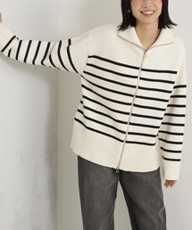 FOUND GOOD | ジップスタンドニットCD(カーディガン/ボレロ)