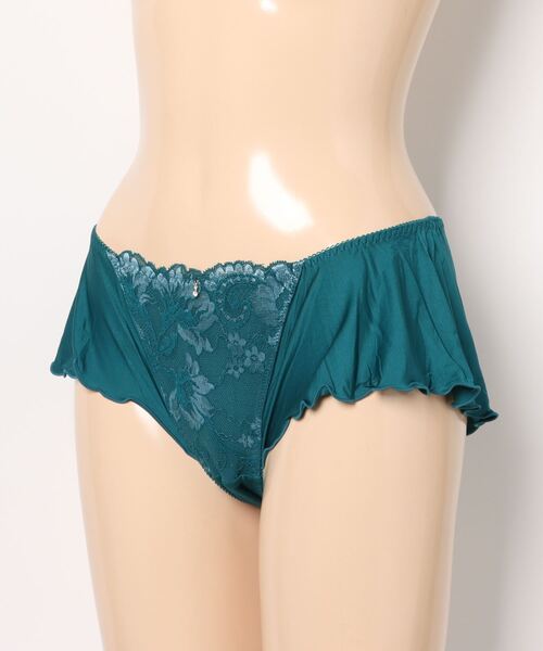 AMOSTYLE BY Triumph（アモスタイルバイトリンプ）の「ボーイズレングス フローラルスペルズ AMST1493 PT JX（ショーツ・レディース・グリーン/ホワイト/ピンク・L/M）」の5枚目の写真