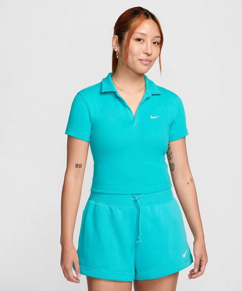 レディース NIKE ナイキ W ESS SS POLO CRP ショートスリーブ DV7885 423BLTINT/SAIL NIKE tシャツ ナイキ W ESS SS POLO CRP ショートスリーブ
