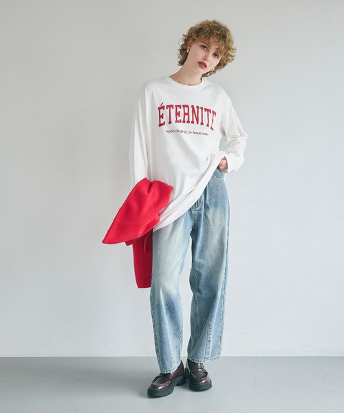 coca(coca)(コカ)の「【WEB限定セール】アソートプリントロンT(Tシャツ/カットソー・レディース・D/C/A/B・M/L)」の9枚目の写真