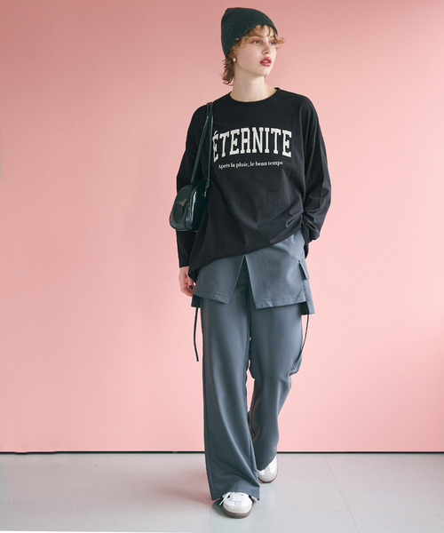 coca(coca)(コカ)の「【WEB限定セール】アソートプリントロンT(Tシャツ/カットソー・レディース・D/C/A/B・M/L)」の13枚目の写真