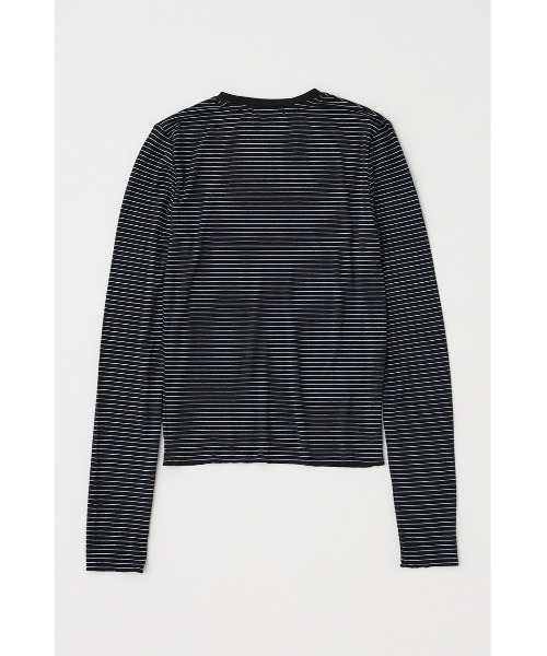 MOUSSY（マウジー）の「SOFT TOUCH ロングスリーブTシャツ（Tシャツ/カットソー・レディース・ライトブルー/アイボリー/ブラック系その他・FREE）」の17枚目の写真
