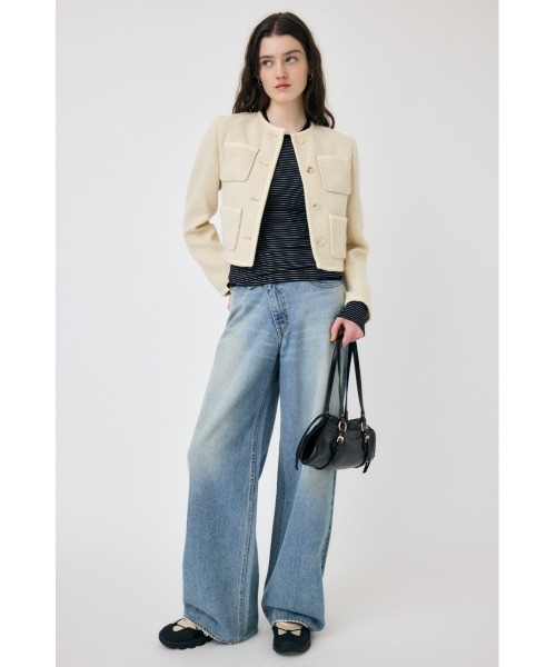 MOUSSY（マウジー）の「SOFT TOUCH ロングスリーブTシャツ（Tシャツ/カットソー・レディース・ライトブルー/アイボリー/ブラック系その他・FREE）」の19枚目の写真