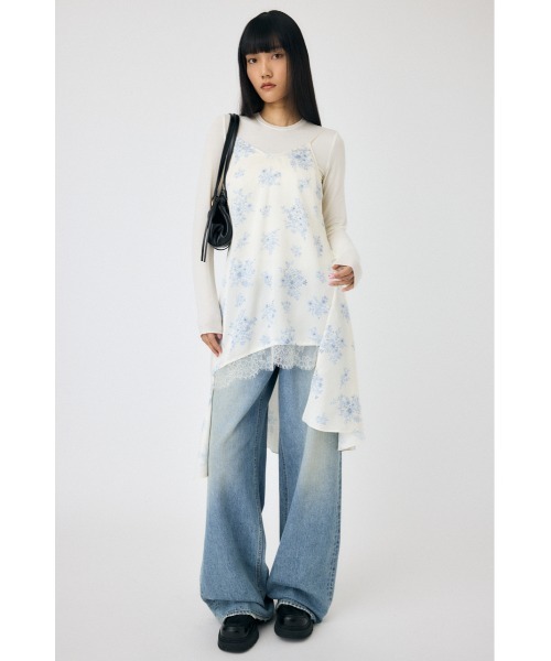 MOUSSY（マウジー）の「SOFT TOUCH ロングスリーブTシャツ（Tシャツ/カットソー・レディース・ライトブルー/アイボリー/ブラック系その他・FREE）」の21枚目の写真