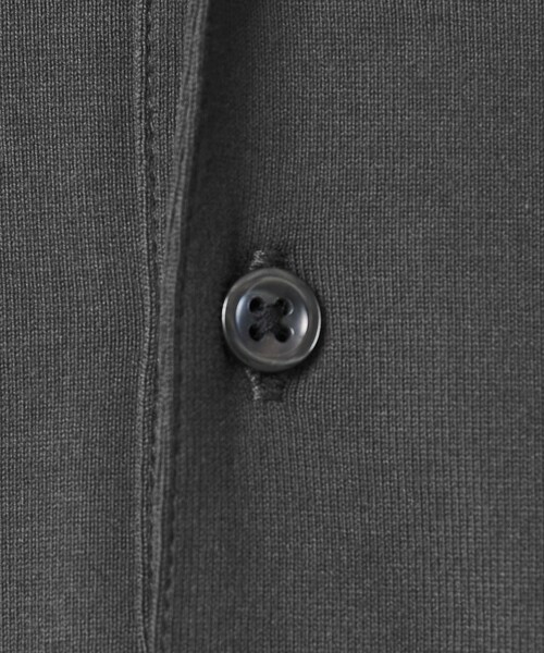 BEAUTY&YOUTH UNITED ARROWS（ビューティーアンドユースユナイテッドアローズ）の「【WEB限定 WARDROBE SMART】クリア ガスコットン ヘンリーネック カットソー【抗菌・防臭】（Tシャツ/カットソー・メンズ・ダークグレー/ホワイト/ブラック・S/M/L/XL）」の7枚目の写真