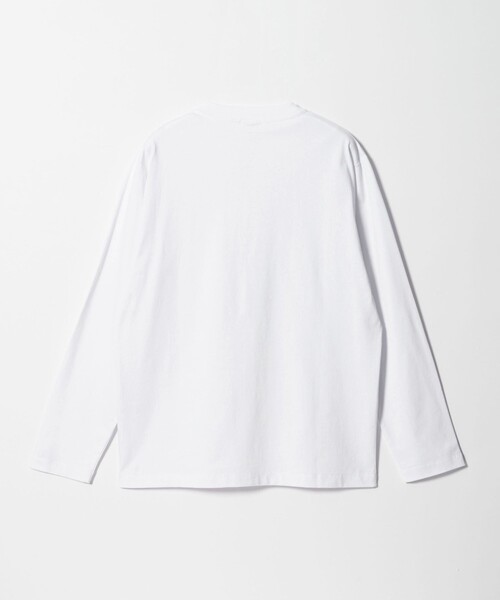 BEAUTY&YOUTH UNITED ARROWS（ビューティーアンドユースユナイテッドアローズ）の「【WEB限定 WARDROBE SMART】クリア ガスコットン ヘンリーネック カットソー【抗菌・防臭】（Tシャツ/カットソー・メンズ・ダークグレー/ホワイト/ブラック・S/M/L/XL）」の5枚目の写真