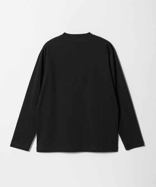 BEAUTY&YOUTH UNITED ARROWS（ビューティーアンドユースユナイテッドアローズ）の「【WEB限定 WARDROBE SMART】クリア ガスコットン ヘンリーネック カットソー【抗菌・防臭】（Tシャツ/カットソー・メンズ・ダークグレー/ホワイト/ブラック・S/M/L/XL）」の9枚目の写真
