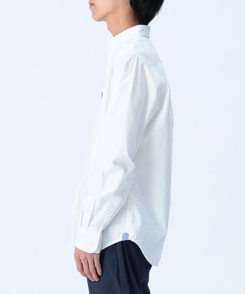 BEAMS HEART（ビームスハート）の「コーヒー刺繍 クールタッチ ロングスリーブ シャツ（接触冷感）（シャツ/ブラウス・メンズ・サックスブルー/その他/ホワイト・XL/L/M/S）」の22枚目の写真