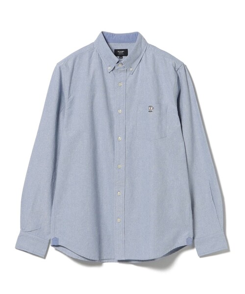 BEAMS HEART（ビームスハート）の「コーヒー刺繍 クールタッチ ロングスリーブ シャツ（接触冷感）（シャツ/ブラウス・メンズ・サックスブルー/その他/ホワイト・XL/L/M/S）」の10枚目の写真