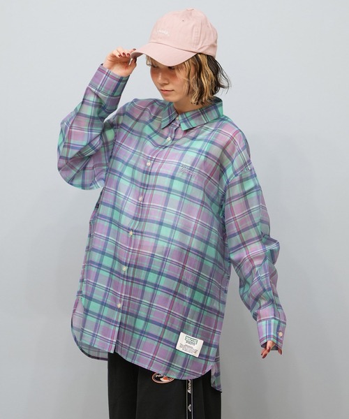 ブラウス シャツ DISCUS ATHLETIC/ディスカスアスレチック 長袖シアーシャツ 5287-5974 レディース DISCUS ATHLETIC/ディスカスアスレチック 長袖シアーシャツ 5287