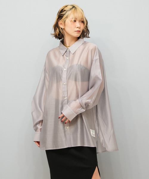 ブラウス シャツ DISCUS ATHLETIC/ディスカスアスレチック 長袖シアーシャツ 5287-5974 レディース DISCUS ATHLETIC/ディスカスアスレチック 長袖シアーシャツ 5287