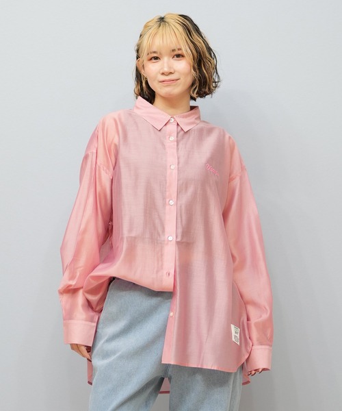 ブラウス シャツ DISCUS ATHLETIC/ディスカスアスレチック 長袖シアーシャツ 5287-5974 レディース DISCUS ATHLETIC/ディスカスアスレチック 長袖シアーシャツ 5287