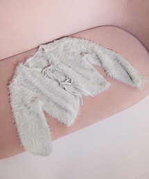 RAVIJOUR（ラヴィジュール）の「フェザーヤーンリボンカーディガン（カーディガン/ボレロ）」