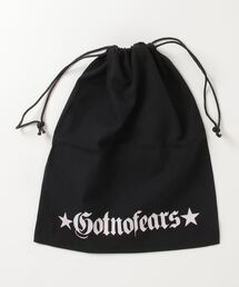 ONE DAY KMC （ワンデイケーエムシー）の「■GOTNOFEARS■ミニロゴ巾着（ポーチ）」