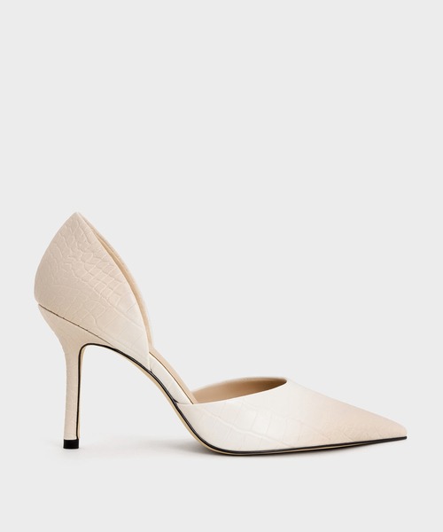 CHARLES & KEITH(チャールズ & キース)の「サテン キャップトゥポインテッドドルセイパンプス(パンプス・レディース・その他3/ブラック系その他2・22.5cm/23cm/23.5cm/24.5cm/25cm/25.5cm)」の6枚目の写真