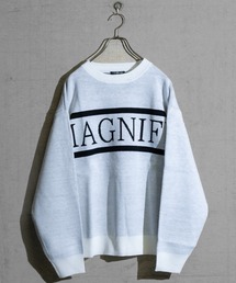 JOHN'S CLOSET | 【13】ダブルジャガードロゴ クルーネックニット(ニット/セーター)