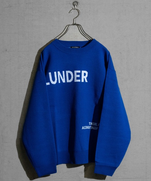 JOHN'S CLOSET(ジョンズクローゼット)の「【13】ダブルジャガードロゴ クルーネックニット(ニット/セーター・メンズ・ホワイト系1/ホワイト系2/ブラック系2/グリーン系1/ブルー系1/ブラック系1/グリーン系2・MEDIUM/LARGE)」の7枚目の写真