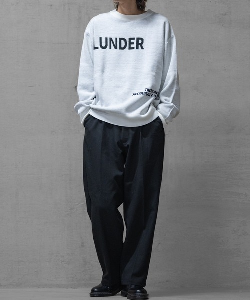 JOHN'S CLOSET(ジョンズクローゼット)の「【13】ダブルジャガードロゴ クルーネックニット(ニット/セーター・メンズ・ホワイト系1/ホワイト系2/ブラック系2/グリーン系1/ブルー系1/ブラック系1/グリーン系2・MEDIUM/LARGE)」の17枚目の写真