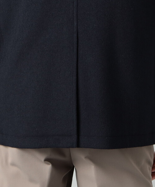 COMME CA MEN（コムサメン）の「ウールビーバー ジャケットコート（ステンカラーコート・メンズ・ネイビー・L）」の16枚目の写真