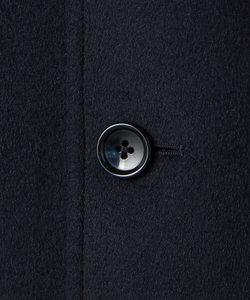 COMME CA MEN（コムサメン）の「ウールビーバー ジャケットコート（ステンカラーコート・メンズ・ネイビー・L）」の14枚目の写真