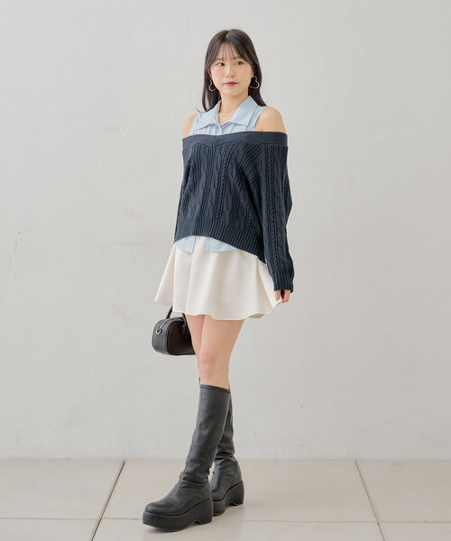 TRAVAS TOKYO ボンテージノースリーブジャケット　ミニスカート TRAVAS TOKYO ボンテージノースリーブジャケット ミニスカート